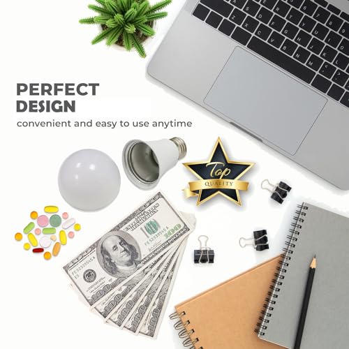 Secret Stash Lightbulb Diversion Safe - Hidden Secret Compartment to Hide Money, Jewelry & Small Items | Small Container to Keep Valuables Safe in Plain Sight Storage Realistic Light Bulb Decoy Hiding Box - Image 3