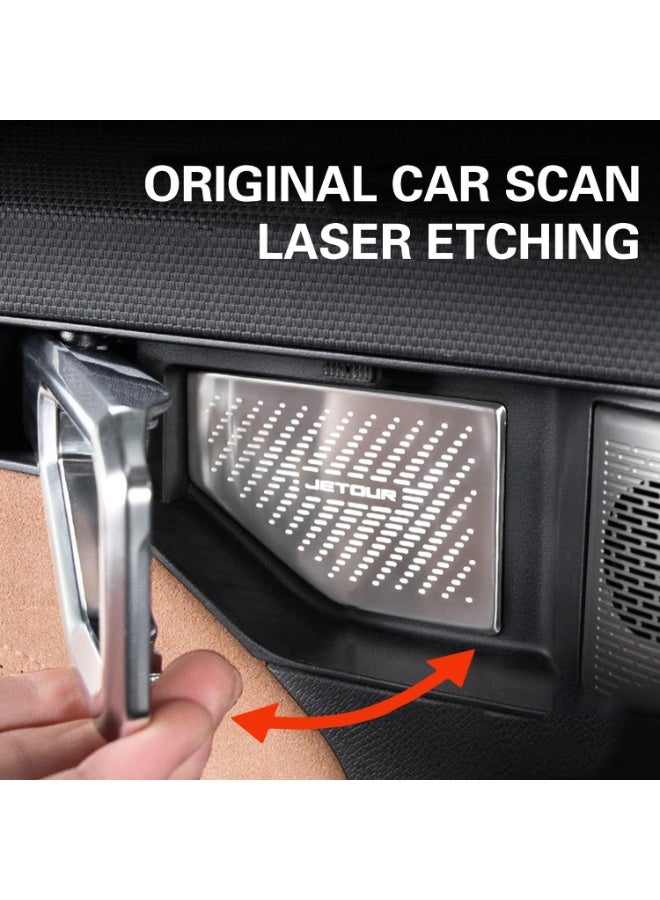 يوڠام ٤ قطع من أغطية حوض مقبض الباب الداخلي للسيارة – مناسبة لسيارة Jetour T2 موديل 2024-2025، ملحقات لأغطية حوض الباب، ملصقات للسيارة، إكسسوارات السيارة، زخرفة داخلية للسيارة - Image 4