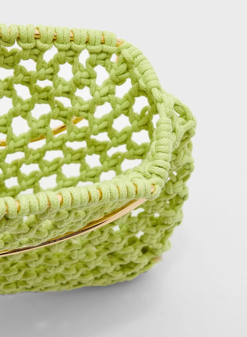 Ginger Crochet Tote Handbag