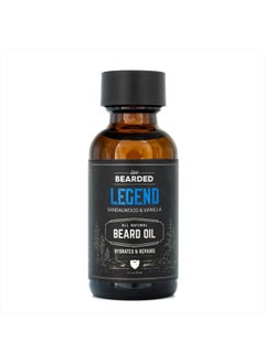 Beard Oil, 1 fl oz - Premium All-Natural Jojoba - Made in the USA - Hair and Skin Care for Men with Dry, Flaky Patches | Legend Scent - Sandalwood, Vanilla - pzsku/Z3CCD9ED9828FF3B96B78Z/45/_/1741179823/bdba0c65-90e2-4db6-b648-7329c8ab0868