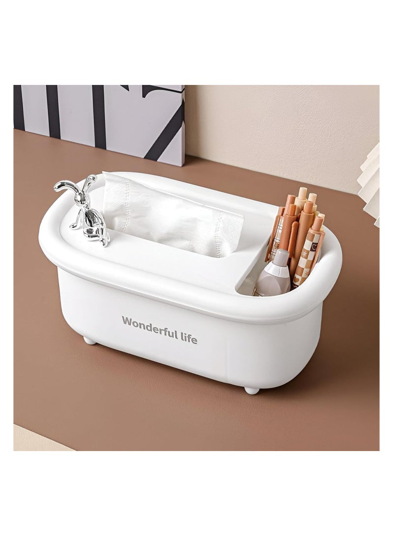 Spaceshoop This tissue box holder is ideal for bedrooms bathrooms and living rooms keeping your tissues organized and easily accessible - Image 3