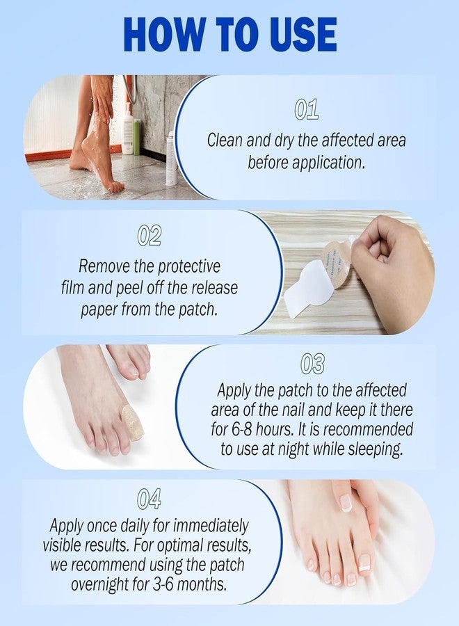 KNVBIN Original 21 pcs Over-Night Renewal Nail Treatment Patches Hydrogel Nail Care Fast Effective Nail Repair Patches (PACK OF 1) - Image 5