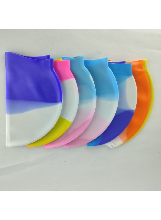 بونيه سباحة سيليكون لحماية الشعر – مرن ومضاد للماء متعدد الالوان - Image 1