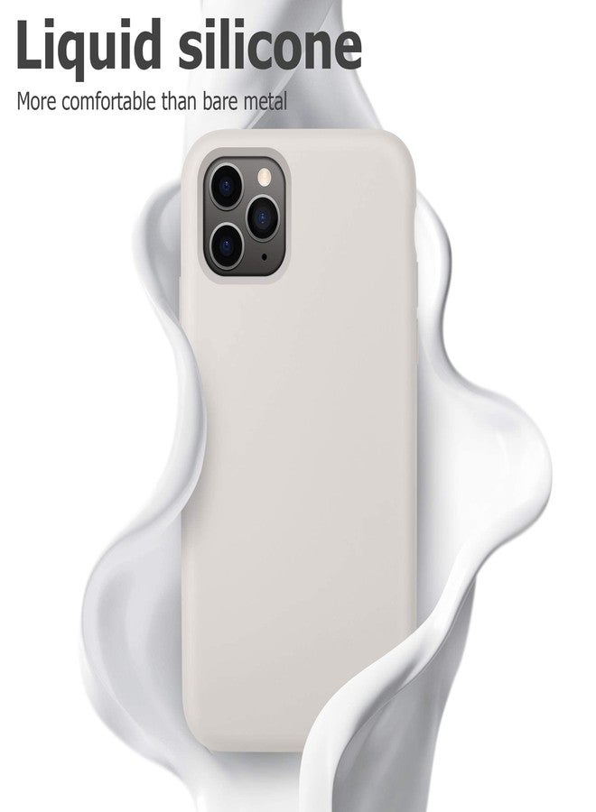 Jele جراب JELE لهاتف iPhone 11 Pro Max، جراب سيليكون مقاوم للصدمات متوافق مع iPhone 11 Pro Max، جراب حماية كامل للجسم، غطاء نحيف رفيع، جراب واقي لهاتف iPhone 11 Pro Max (لون حجري) - Image 4