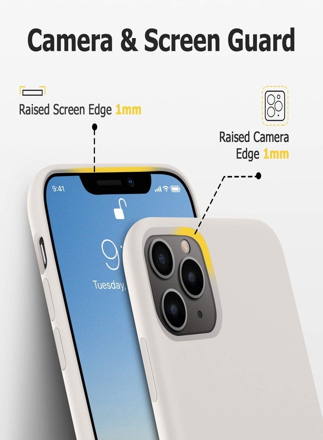 Jele جراب JELE لهاتف iPhone 11 Pro Max، جراب سيليكون مقاوم للصدمات متوافق مع iPhone 11 Pro Max، جراب حماية كامل للجسم، غطاء نحيف رفيع، جراب واقي لهاتف iPhone 11 Pro Max (لون حجري) - Image 5