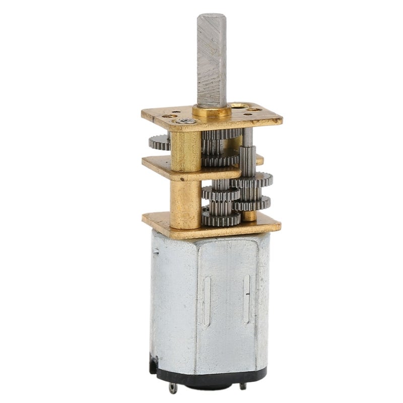 محرك تروس يعمل بالتيار المستمر بعمود قضيب ملولب 3x10 مم DC6V 10 دورة في الدقيقة - مشغل خطي من النحاس والألومنيوم لسيارة تحكم عن بعد ونموذج روبوت ومحركات ألعاب تصنعها بنفسك - Image 3