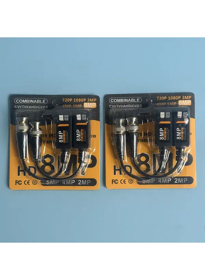 زوجان 8MP BNC فيديو بالون كاميرات مراقبة HD بالون زوج ملتوي UTP لكاميرات 8MP 5MP 3MP 1080P AHD CVI TVI CVBS - Image 1