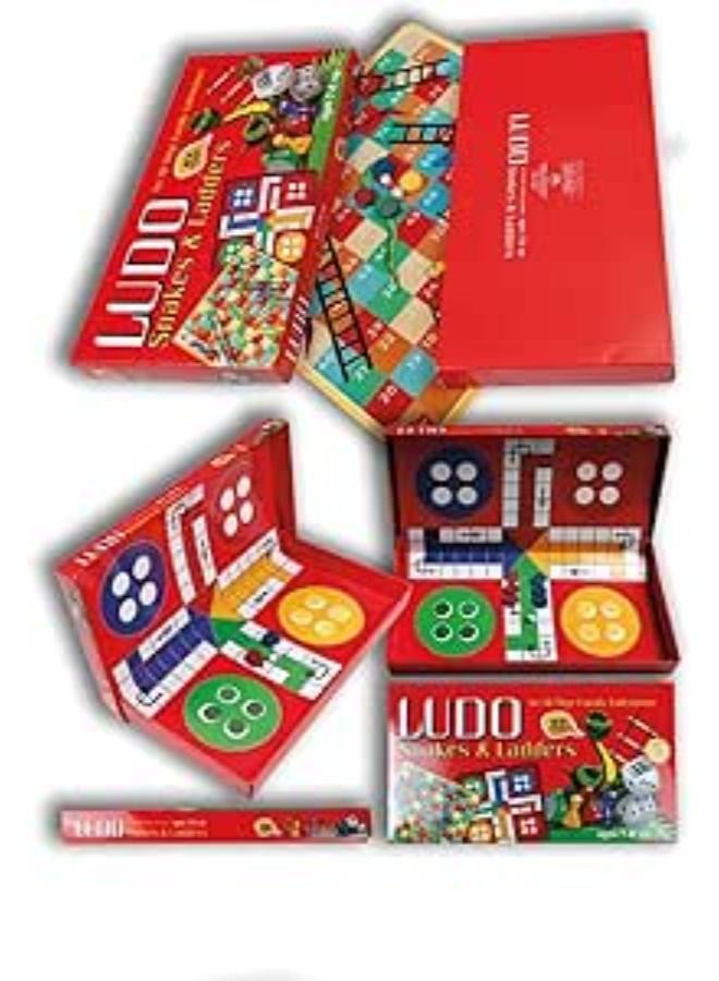 Ladders & Snakes and Ludo Game – Fun Playing Cards Quality Safe for Kids