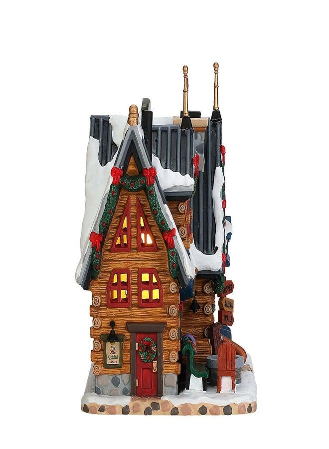 Lemax Vail Village Lighted Building: Apres-Ski Lodge, Porcelain - Image 4