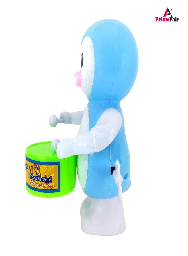 PRIMEFAIR Key Operated Cute Drummer Toy with Drumming and Dancing Action Toys for Kids - Image 3