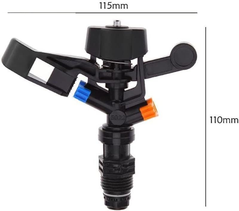 APPSTER 25pcs Water Sprinkler Head 360 Degrees Thread Size : 1/2" Inch, Watering for Agriculture Irrigation Garden Lawn Poultry Pipes Farm Greenhouse Gardening Accessories - Image 5