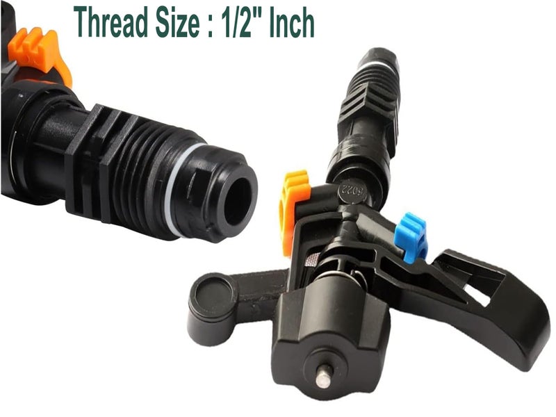 APPSTER 25pcs Water Sprinkler Head 360 Degrees Thread Size : 1/2" Inch, Watering for Agriculture Irrigation Garden Lawn Poultry Pipes Farm Greenhouse Gardening Accessories - Image 2