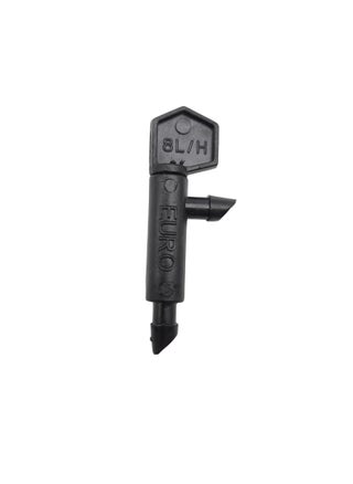 Black, 8 L/ H, Pack of 100