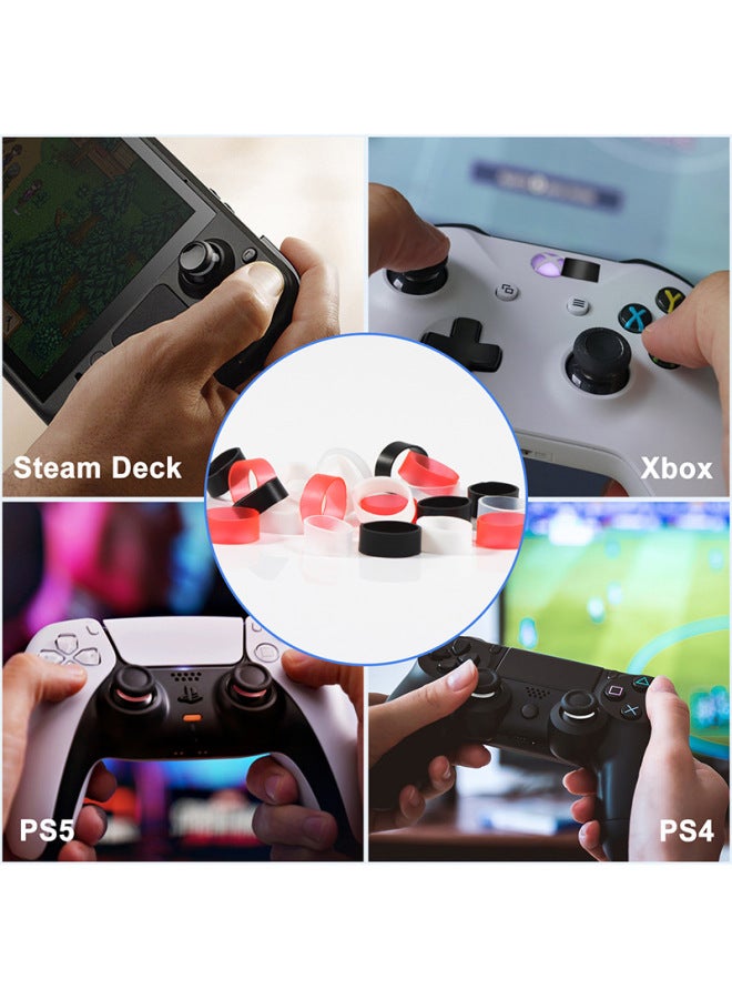 Applicable To PS5/switch/xbox Game Handle Rocker Anti-wear Groove Anti-wear Powder Rocker Protection Ring-Product Color:20 Black - Image 5