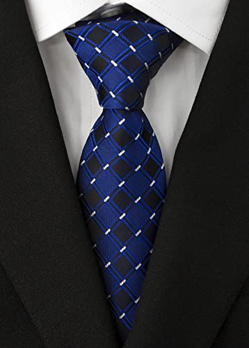 Adulove Men's Necktie Classic Silk Tie Woven Jacquard Neck Ties 6 PCS - Image 4