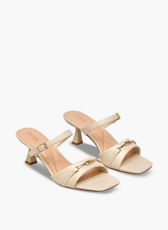 سيليست Women Flared Heel Sandals Ramadan Collections