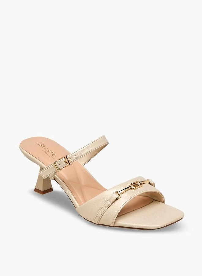 سيليست Women Flared Heel Sandals Ramadan Collections