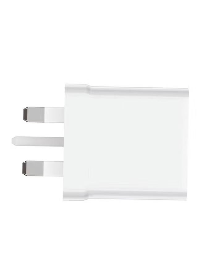 TIGER - Wall Charger with Type-C Cable Combo 33W – Fast Charging Adapter for Smartphones, Tablets, and More, Compact Design, White, High-Speed Power Delivery - Image 1