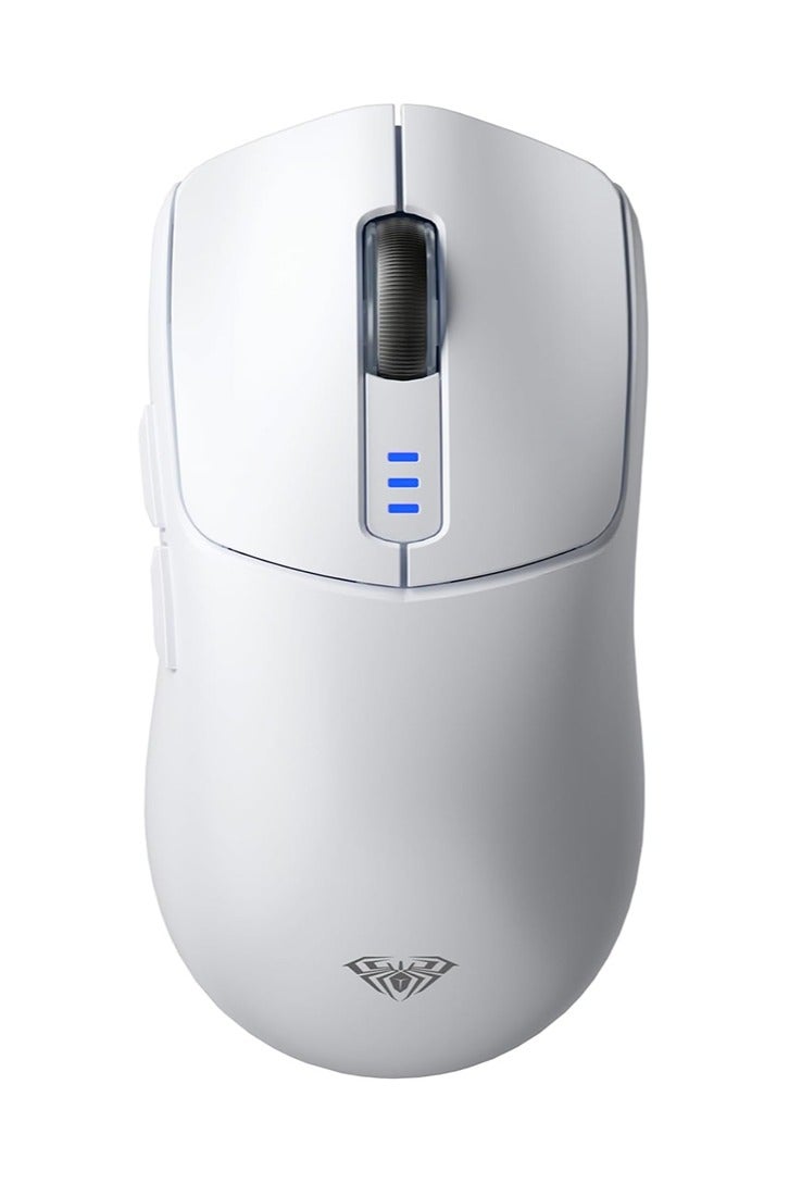 أولا ماوس ألعاب لاسلكي AULA SC580، ماوس ألعاب ثلاثي الوضع 2.4 جيجاهرتز/BT5.0/USB-C، ماوس لاسلكي قابل لإعادة الشحن بدقة 12000 نقطة في البوصة مع 6 أزرار قابلة للبرمجة، ماوس كمبيوتر مريح لأجهزة الكمبيوتر المحمولة/الكمبيوتر الشخصي/ماك/الكمبيوتر اللوحي - Image 1