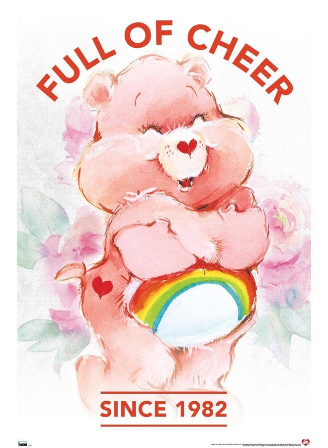 Trends International Care Bears - Full of Cheer Wall Poster, 34L x 22.4W, Premium Unframed Version - Image 1