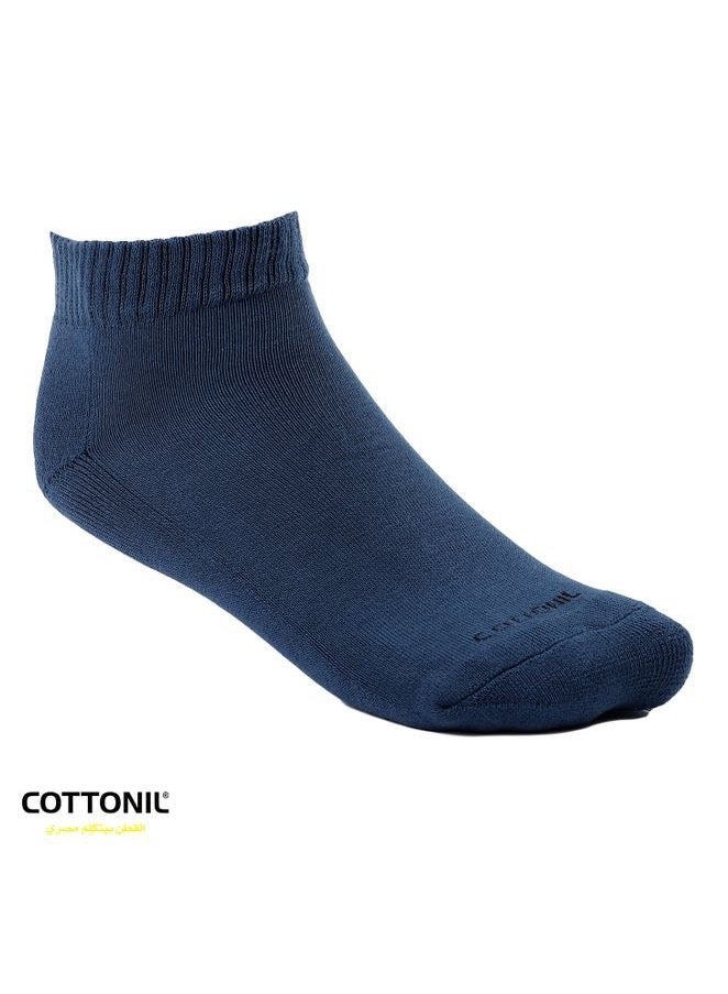 COTTONIL Cottonil® Mid Neck Men Socks - Bundle of 4 Different colors (Black, Navy, Grey, White)  - Image 4