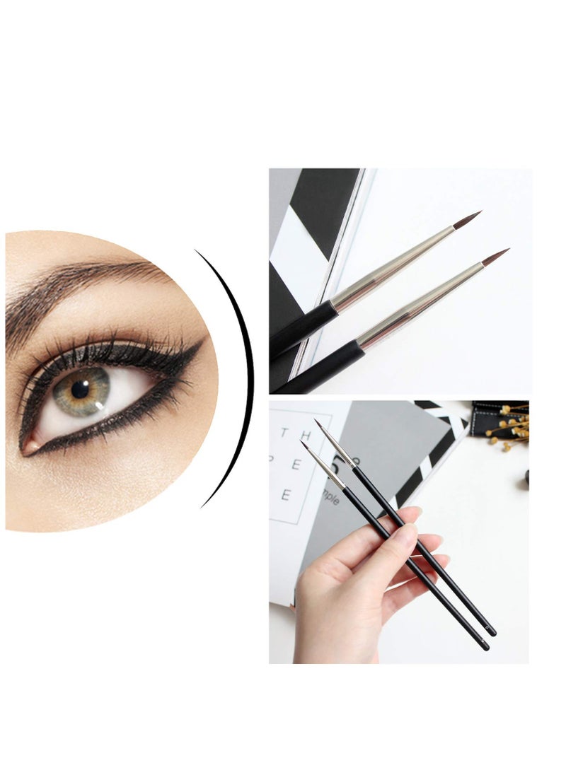 DogieLyn Slanted Ultra Thin Winged Eyeliner Brush Silicone Eye Liner Stencils Makeup Aid,Angled Eyeliner Brush Slanted-Small Thin Winged Liner Eyeshadow Eyebrow Tool (pink-3)  - Image 5