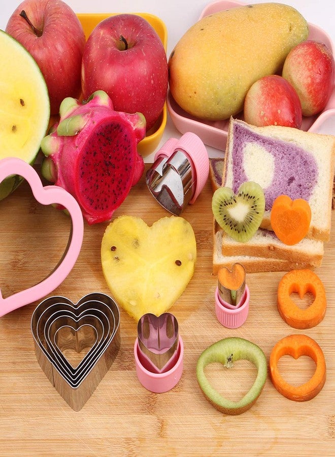 BakingWorld Heart Cookie Cutter Set,9 Piece Heart Shapes Stainless Steel Cookie Cutters Mold for Cakes Biscuits and Sandwiches,0.98"/1.45"/1.57"/1.96"/2.04"/2.32"/2.75"/3.18"/3.74" Assorted Sizes - Image 5