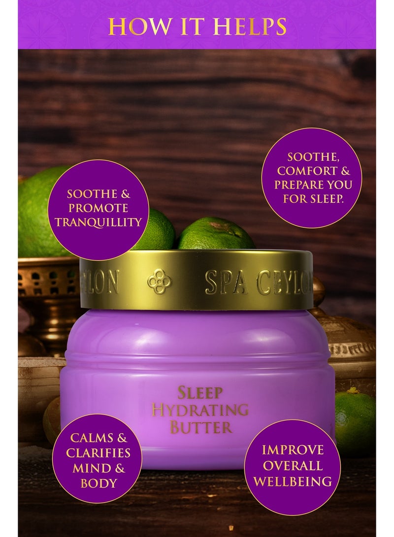 spa ceylon Sleep Hydrating Butter | Deep Hydration with Luxury Fragrance | Reduces Stress | Ylang Ylang | Suitable for all skin types | 200g - Image 2