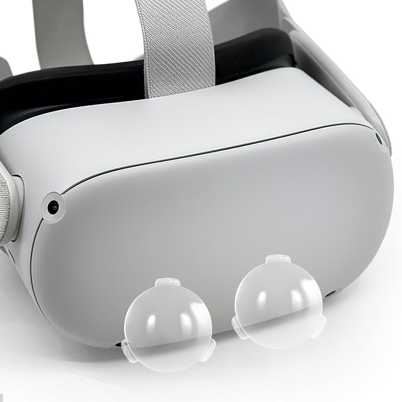 34mm VR Headset Replacement Lenses with Wings Light Blocking 10pcs Set for 3D Glasses Gaming - Image 5