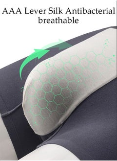 DUNISO 3 Packs Men's Briefs Set Cotton Underwear  Breathable and Comfortable Underpants with High Elastic Waistband Boxer Briefs for Teenager Multi-Colors Available Briefs  - Image 3