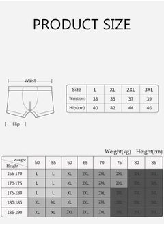 DUNISO 3 Packs Men's Briefs Set Cotton Underwear  Breathable and Comfortable Underpants with High Elastic Waistband Boxer Briefs for Teenager Multi-Colors Available Briefs  - Image 4