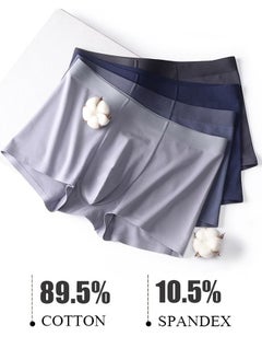 DUNISO 3 Packs Men's Briefs Set Cotton Underwear  Breathable and Comfortable Underpants with High Elastic Waistband Boxer Briefs for Teenager Multi-Colors Available Briefs  - Image 5