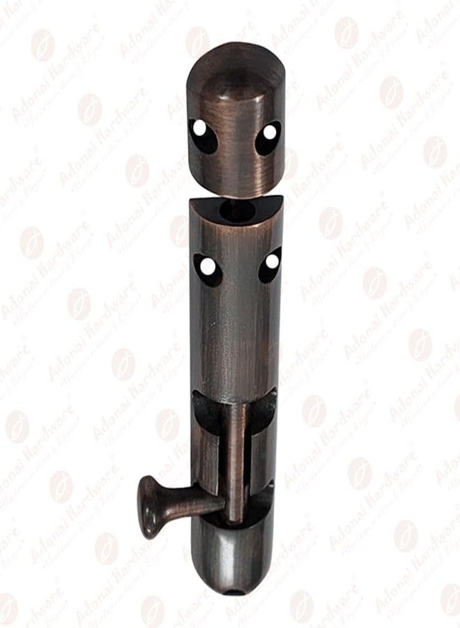 Adonai Hardware "Arnon" Brass Barrel Bolt (3.50", Oil Rubbed Bronze) - Supplied as 2 Pieces per Pack - Image 4