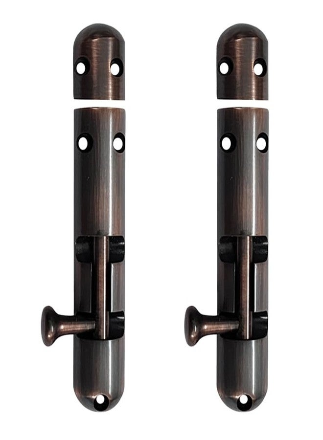 Adonai Hardware "Arnon" Brass Barrel Bolt (3.50", Oil Rubbed Bronze) - Supplied as 2 Pieces per Pack - Image 1