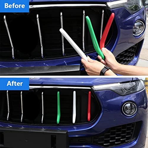 TOYCIDFG Car Grille Trim Front Grille Decorative Garnish Cover Trim Compatible with Maserati Levante 2016 2017 2018 Car Decoration Accessories - Image 3
