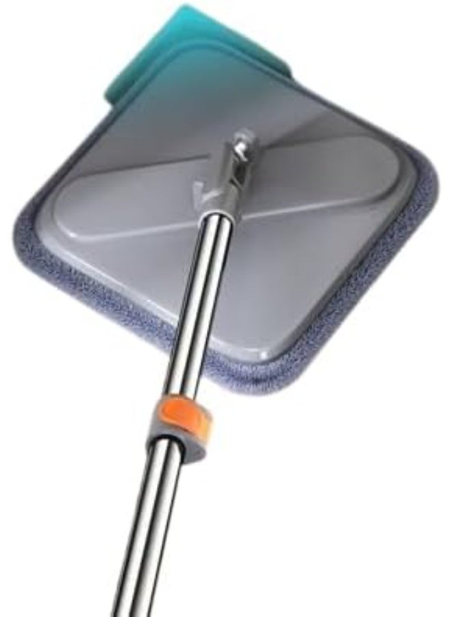 Rotating mop and bucket set with self-separating system for dirty and clean water, 360° rotating square head, self-wrinkling for wood, tile and marble floors SE - Image 2