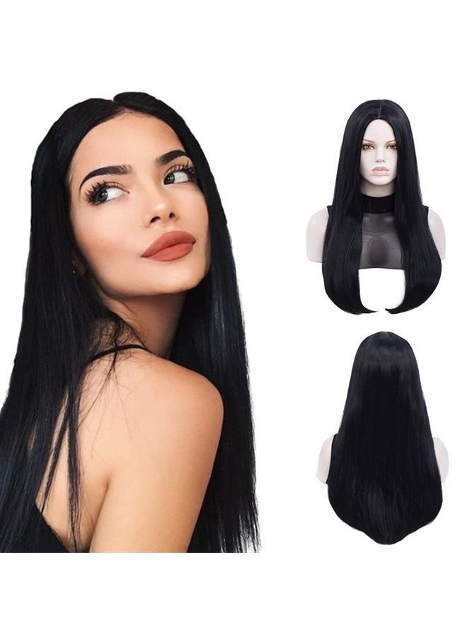 Wig Womens 27" Long Straight Middle Parting Halloween Costume Cosplay and Daily Wig (Black) - pzsku/Z3CCFDF07086C96E0F29EZ/45/_/1686703236/57b31e62-0c4b-4367-af92-fa6c7ce025f1