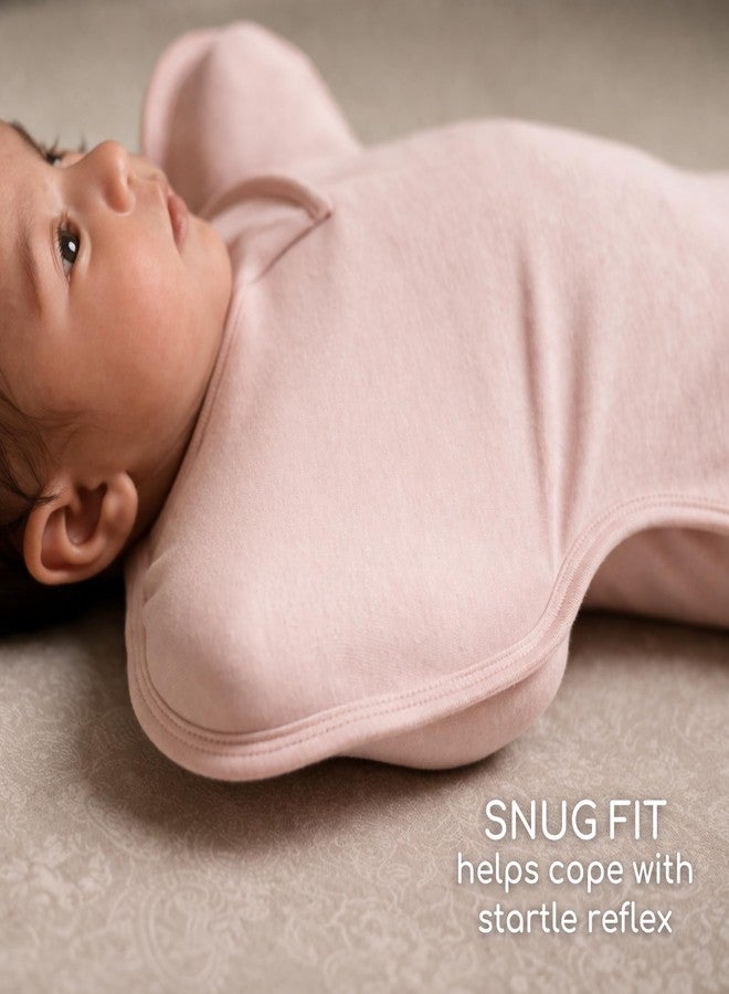 Cocoon Care Bamboo Cotton Knit Rose Solid Sleep Sack for Baby | Soft Breathable Lightweight Wearable Blankets | Pink 0-1M - Image 4