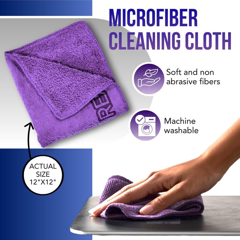 Printer High Quality Build Plate Cleaner, Non-Toxic, No Odor, Easy Clean, Rinse-Free Formula, Includes 12x12 Microfiber Cleaning Towel (Build Plate Cleaner and Microfiber Cleaning Cloth) - Image 4