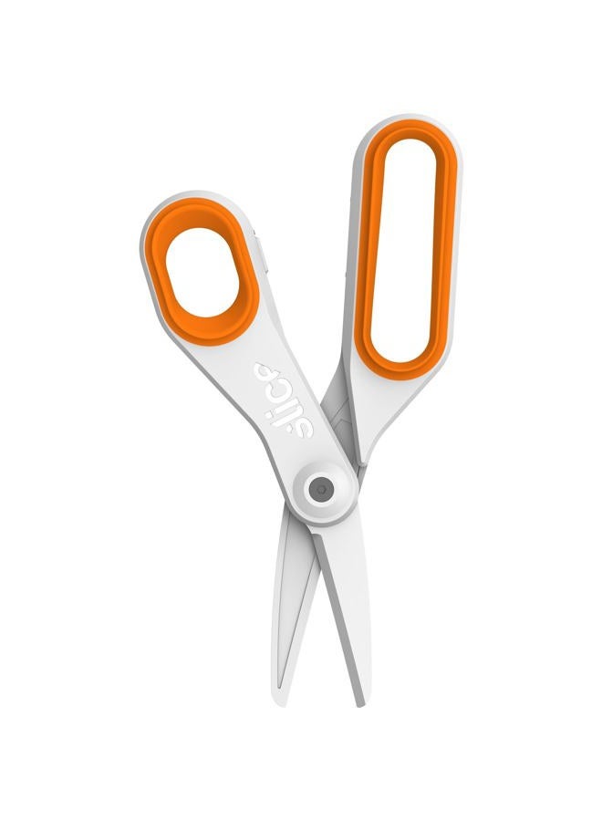 Slice 10545 Ceramic (Large), Rounded Tip Finger-Friendly Edge, Safer Choice, Never Rusts, Lasts 11x Longer Than Metal, Safety Scissors (1 Pack) - Image 1