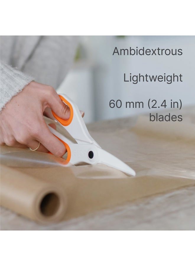 Slice 10545 Ceramic (Large), Rounded Tip Finger-Friendly Edge, Safer Choice, Never Rusts, Lasts 11x Longer Than Metal, Safety Scissors (1 Pack) - Image 4