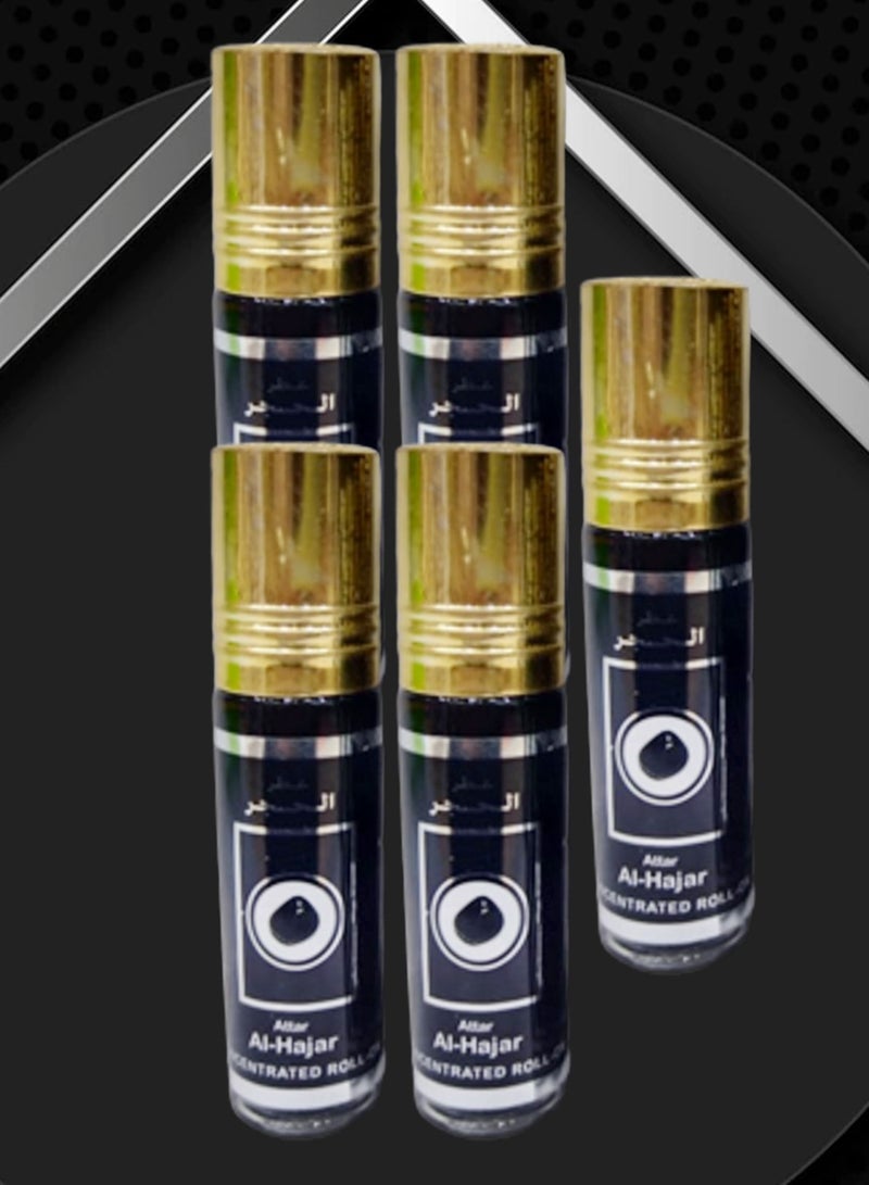 احلا 5 قطع عطر أهلا الحجر رول مركز 6 مل - Image 1