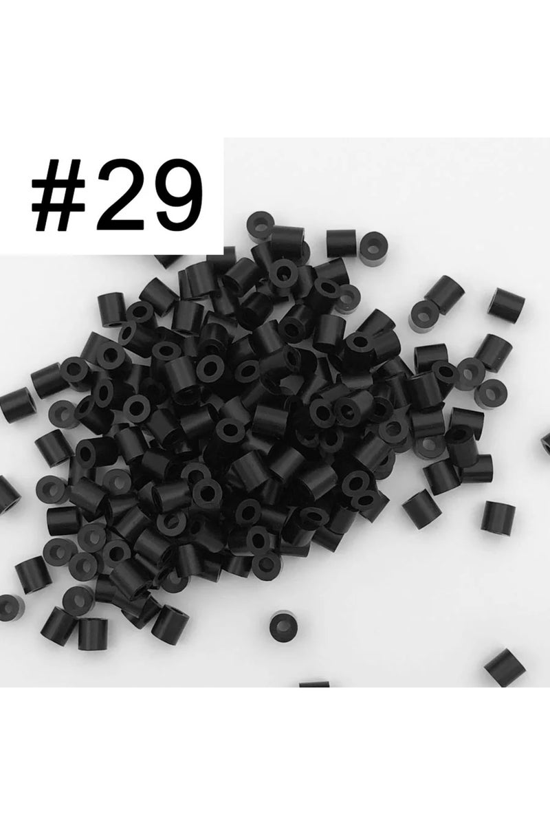 erorex 29 5mm 1000PCS Black white gray blue green purple Hama Beads for Kids Iron Fuse Beads diy Puzzles P