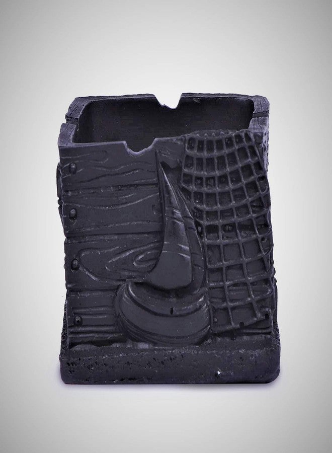 Inara Creation Boat Design Ashtray Black - Image 1