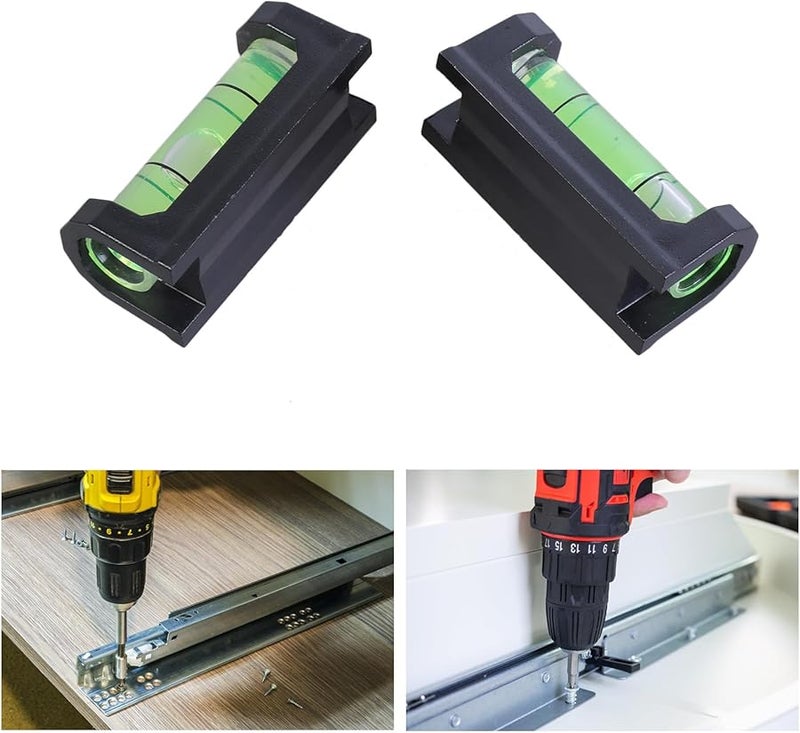 Green Bubble Level 2 Pack Small Base Glow Measuring Layout Tool Professional - Image 3