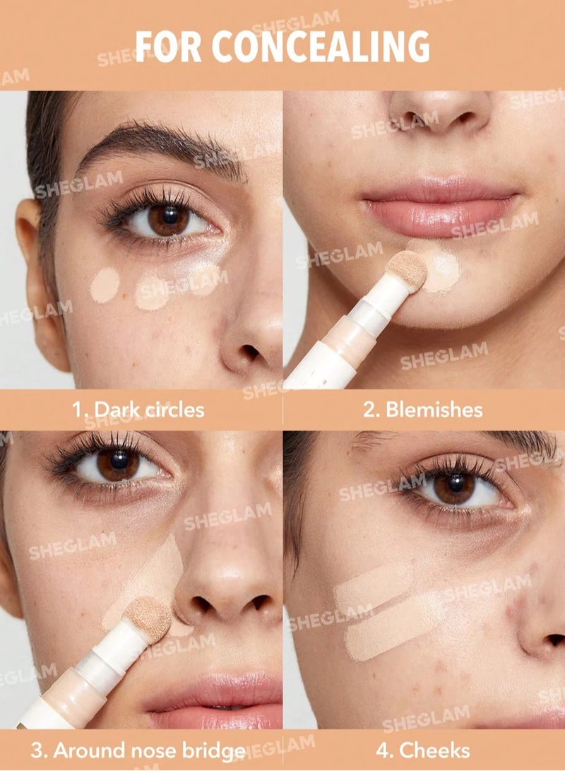 SHEGLAM Complexion Boost Concealer Shell - Image 5