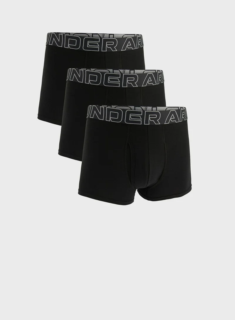 UNDER ARMOUR 3 Pack Performance Tech 6In Boxers