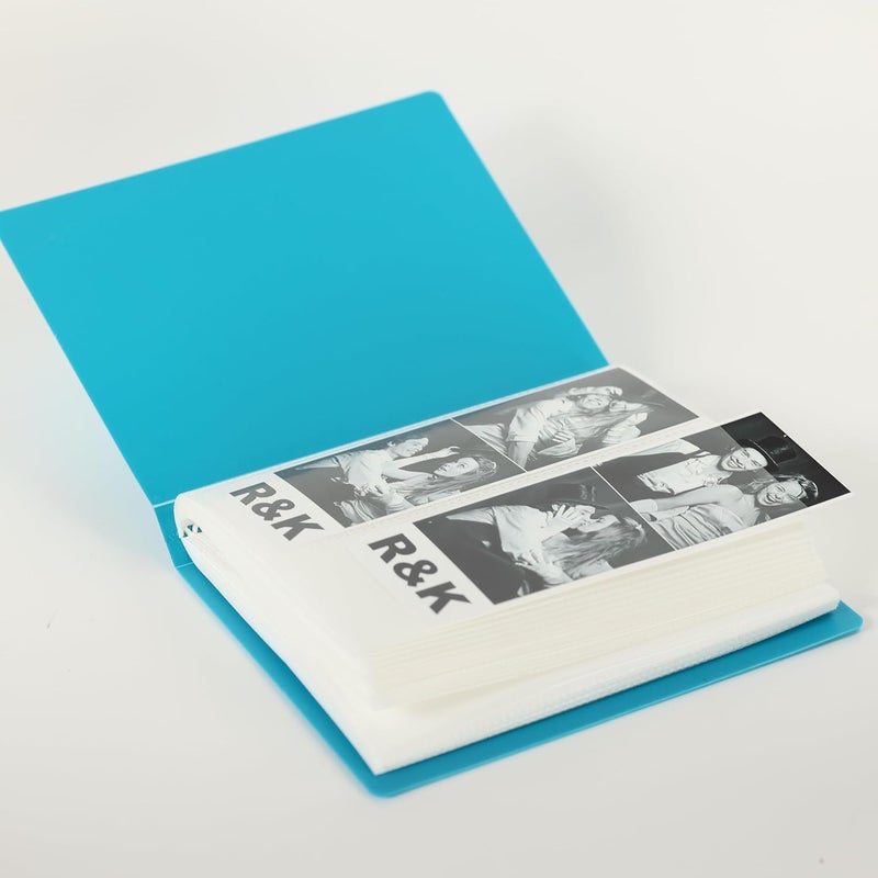 SMILE&WAVE Photo Booth Photo Album - For Wedding or Party- Holds 120 Photobooth 2x6 Photo Strips - Slide In (BLUE) - Image 3