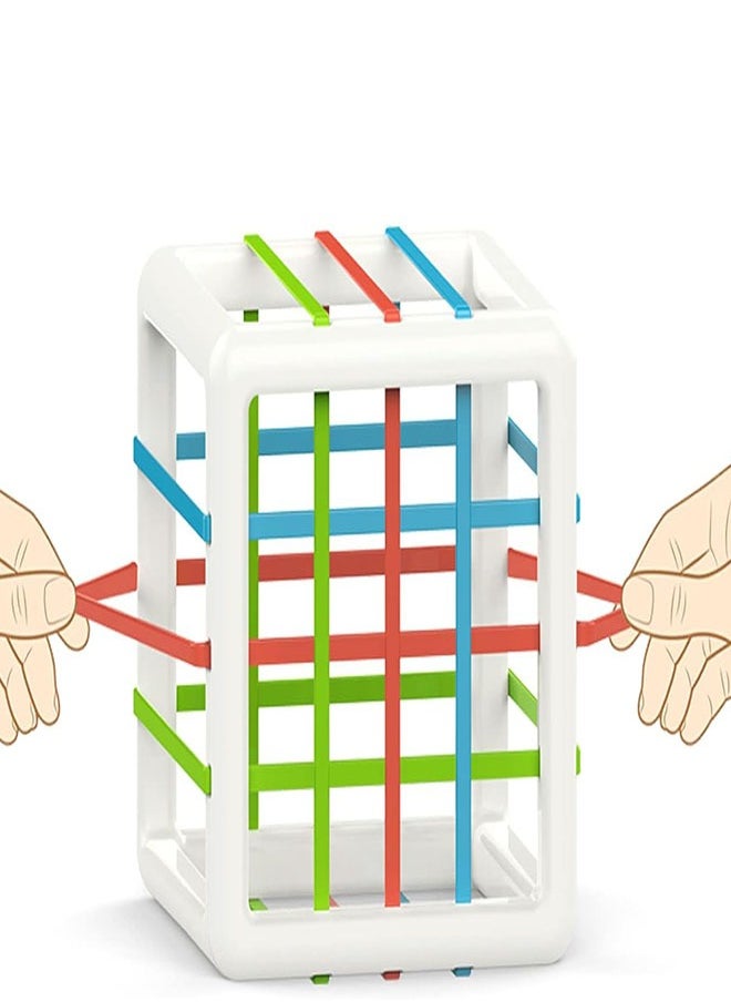 Arabest - Educational Toys Sensory Cognitive Training Rainbow Cecil Block Matching Box - Image 1