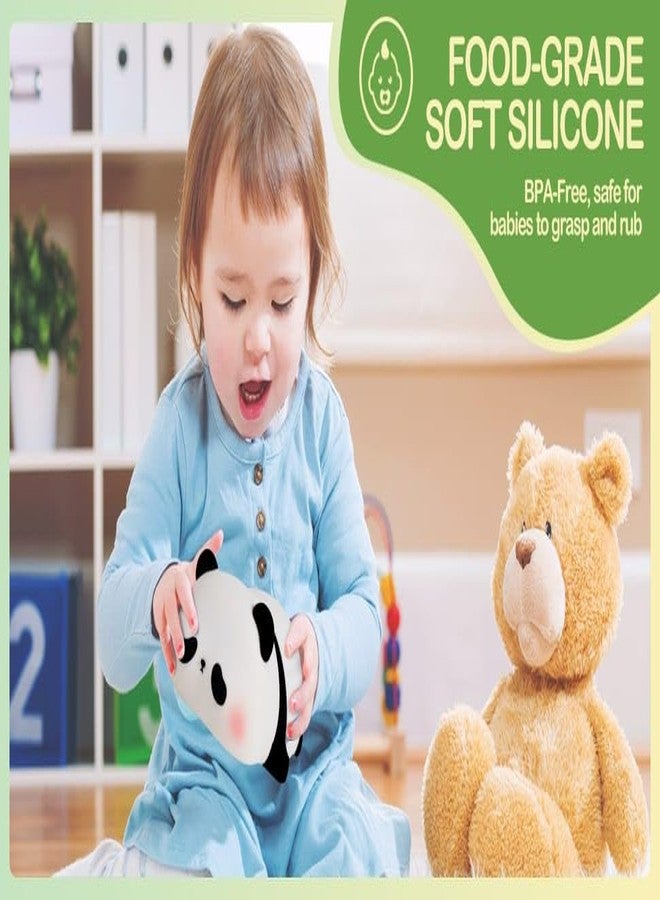 Mobhada USA Night Lamp, Cute Touch Silicone Light for Kids Bedroom, USB Rechargeable (Panda) - Image 5